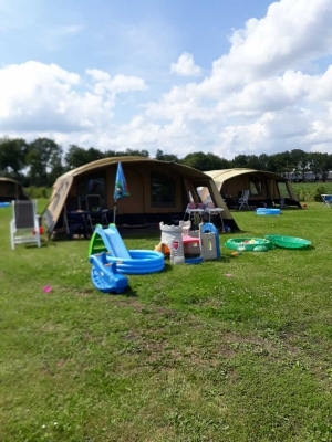 Ruimte genoeg op deze nieuwe camping (2021) in Drenthe